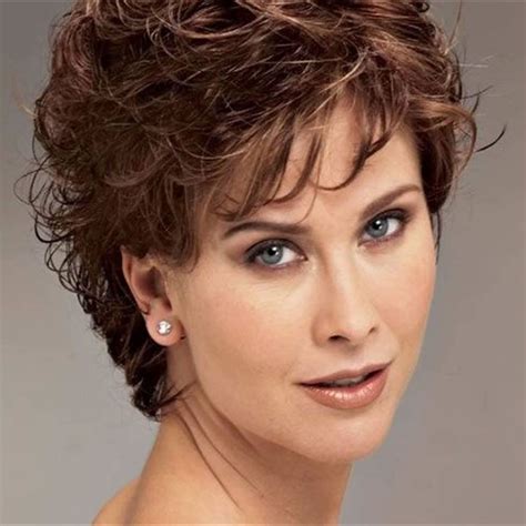 haircuts curly short|short curly haircuts for older women.